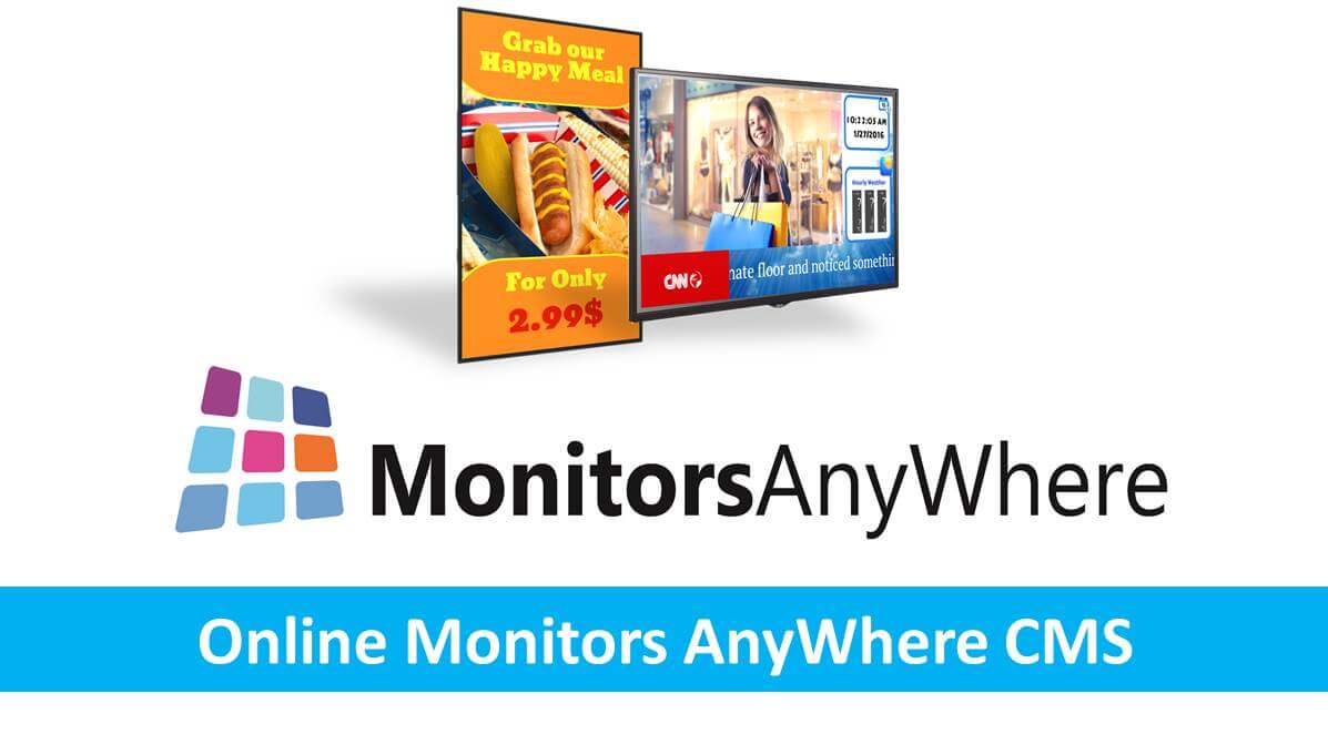 Online Monitors Anywhere CMS