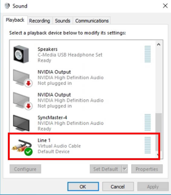 install virtual audio cable