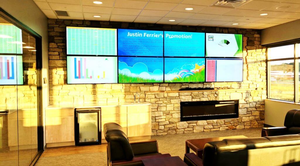 Monitors Anywhere Interactive Content 4×4 Video Wall