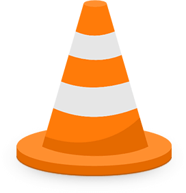 VLC showing videos and images
