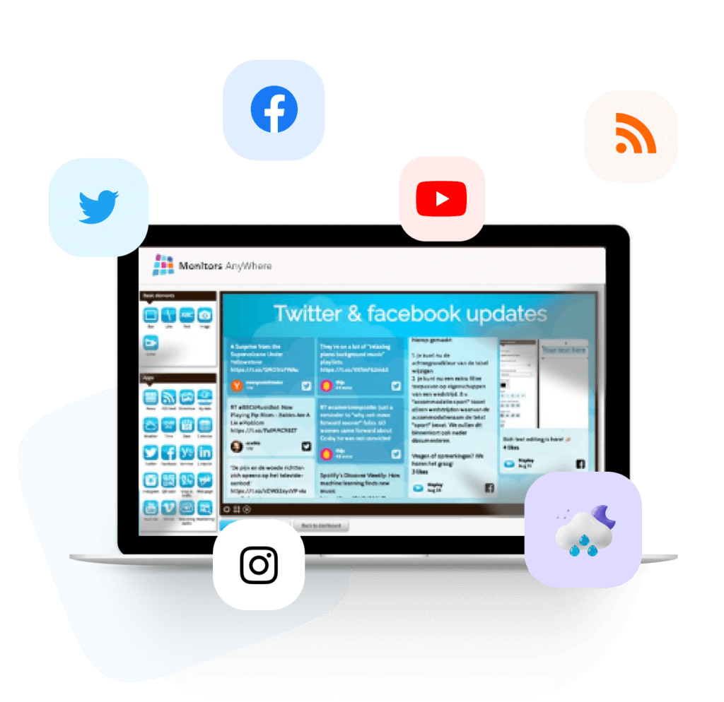 Online Monitors AnyWhere Digital Signage Content Management Solution