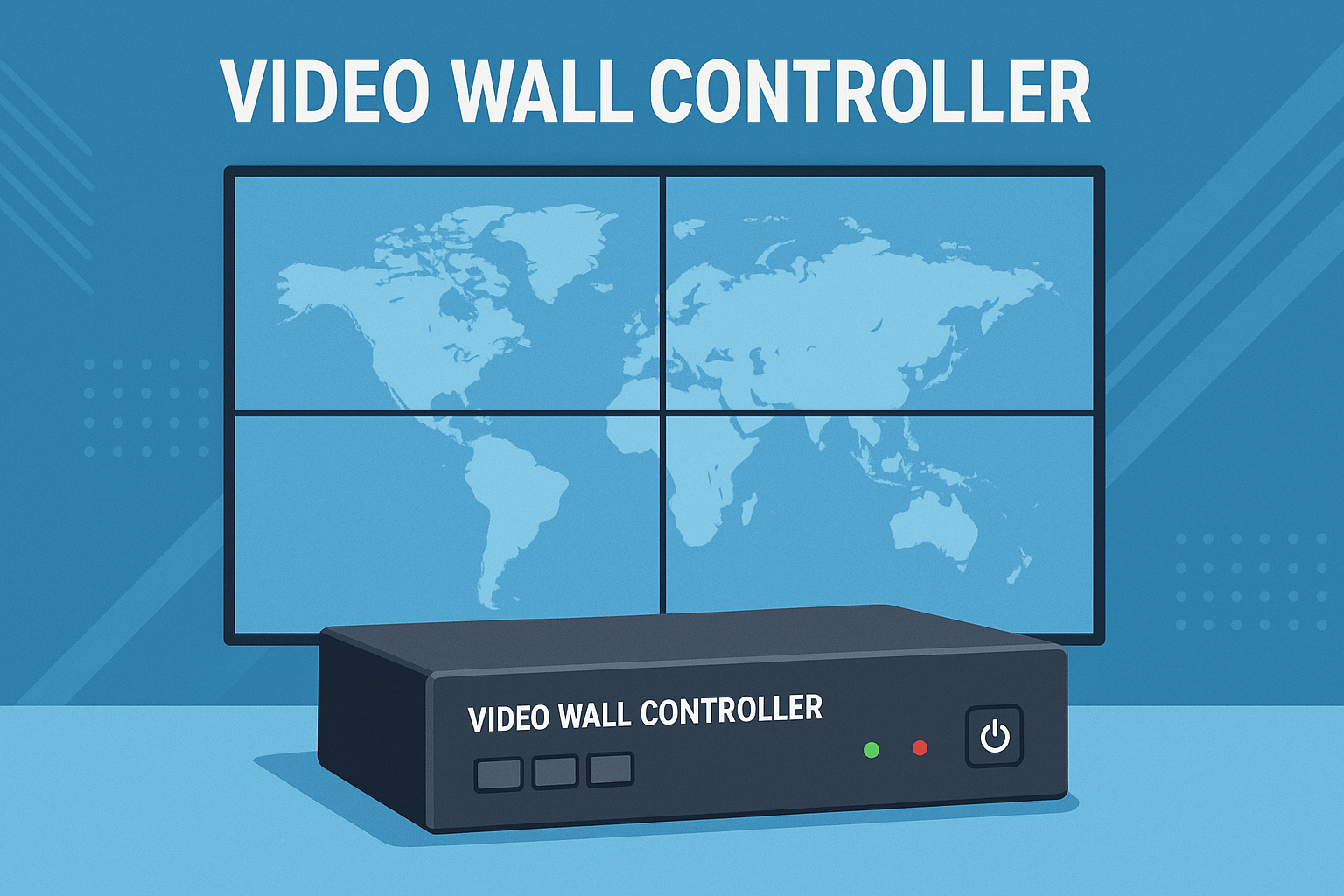 video wall controler for seamless performance